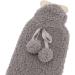 LBEC Rubber Hot Water Bottle - Safe Durable Multifunctional Heater | Dark Gray | International Shipping - Buy Online on SooperMarket.com