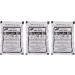QURA Karishma Herbal Henna Mehendi for Unisex (Black 200 g) Pack of 3