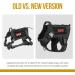 Tactical Dog Harness Vest Military Dog Harness for Large Medium Dogs No-Pull Service Dog Vest with Hook & Loop Panels Adjustable Dog Vest Harness for Walking Hiking Training(Black Medium) M Black - Buy Online on SooperMarket.com