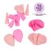 Expressions 16pc Makeup Blender Set - Pink Beauty Sponges Wedges & Organizer for Flawless Makeup Application | Assorted Blenders - Shop Internationally - Buy Online on SooperMarket.com