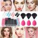 Disposable Makeup Applicators Kit with Mixing Palette and Storage Box - Makeup Artist Tools with Mascara Wands, Lip Brushes, and More - Buy Online on SooperMarket.com
