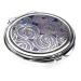 Compact Mirror - Rennie Mackintosh Cluster of Roses Design - Purple/Lilac