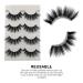 Buy 4 Pairs of 3D False Eyelashes - Reusable Natural Eyelashes Set (G106) | International Shipping - Buy Online on SooperMarket.com