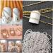 2pcs Silver Metal Chain Bead Nail Art Glitter Striping Tape - 39inch 3D Nail Stickers for DIY Decoration - Buy Online on SooperMarket.com