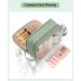 CUBETASTIC Makeup Bag  Portable Small Cosmetic with Handle Cute Clear Pouch with Makeup Brush - Green - Buy Online on SooperMarket.com