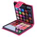 FantasyDay Pro 32-Color All-In-One Makeup Palette with Lipgloss, Blush, Face Powder, and Brush in Red Bag - Buy Online on SooperMarket.com