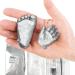 BabyRice Baby Casting Kit - 12x9 Shadow Box Frame for Hand & Foot Casts - Pink/Pink - Buy Online on SooperMarket.com