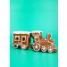 Treat Kitchen Build Your Own Gingerbread Biscuit Train Kit - Includes Templates Decorating Bag and Icing - 870 g - Buy Online on SooperMarket.com