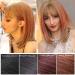 Invisible Human Hair Toppers For Women 3D Air Bangs Hair Topper Extension Invisible Seamless Thin Neat Air Bangs (A) - Buy Online on SooperMarket.com