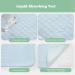 Alumuk Baby Waterproof Matt - Ecological Cotton Breathable & Washable - 3 Pack (35x45 cm) - Infant Comfort & Protection - Buy Online on SooperMarket.com