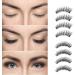 FunnAura 8Pairs Reusable Magnetic Eyelashes Natural Look Waterproof False Lashes Magnetic No Glue with Applicator(Black) - Buy Online on SooperMarket.com