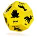 Covelico Exercise dice for Kids - Yellow Animals | Roll and Play Animal Game | Kids Exercise Equipment | Big Foam dice | Kids Workout Equipment - a Fitness dice | Kids Outdoor Activities
