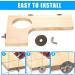 Shop Wangdu 5-Piece Hamster Accessories Set - Natural Wood Toys for Hamsters Guinea Pigs & Mice | DIY Cage Decor & Bird Seating Platform - Buy Online on SooperMarket.com