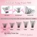 DIY Lash Extension Kit Cluster Lashes Kit with 72 Pcs Lash Clusters Lash Bond Remover Eyelash Applicator Beginner DIY Lashes Kit Easy to Use (Volume Style) DIY Lash Kit Volume Kit (Clear Glue) - Buy Online on SooperMarket.com