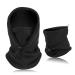 Tagvo Sturmhae Windproof Ski mask Thermo-Fleece hood Winter multi-purpose Use unisex face mask warm & Breathable face cover Heavy neck warmer for winter sports outdoors in free unit size black