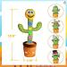 Happy Cactus Plush Toy - Talking, Singing & Dancing Interactive Buddy - USB Rechargeable - Christmas and Home Decoration Piece - Buy Online on SooperMarket.com
