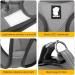 Lianzimau Cat Dishes & Ultra Light Adjustable Running Vest for Kittens & Puppies - Soft Padded Escape Protection Jacket (1 Pack) - New Gray - Buy Online on SooperMarket.com