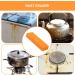 Faucet Stain Eraser - Rubber Dirt and Stains Remover Kitchen Tool Pot Bottom Scratch and Rust Remover Dirt and Stains Cleaner Orange Color for Faucet Kettle Dalynn - Buy Online on SooperMarket.com