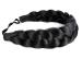 Bohemian Braided Headband Wig - Oversized Strand, Classic Style, Elastic Synthetic Hairband for Women and Girls (Black 1B) - Buy Online on SooperMarket.com