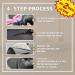 ALLANSING Leather Repair Tape Patch - Self Adhesive Vinyl Repair Tape for Furniture Couch Upholstery - Black 3.5x65 Inch - Buy Online on SooperMarket.com