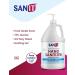 Sanit Moisturizing Hand Sanitizer Gel 70% Ethyl Alcohol - 1 Gallon with Pump | Made in USA | Kills 99.99% Germs - Advanced Formula with Vitamin E and Aloe Vera | Fresh Scent - Soothing Gel - Buy Online on SooperMarket.com