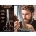 Premium 13cm Beard Scissors - Stainless Steel Hair Scissors with One-Sided Micro-Serration for Precision Grooming - International Shipping Available - Buy Online on SooperMarket.com