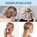 Vlasy 220 Count Black Wave Style Bobby Pins - Invisible Hair Clips Bulk for Women and Girls - Hair Grips for All Hair Types - Buy Online on SooperMarket.com