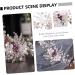 WOFASHPURET 1pc braided flower comb hair accessories hair barrettes for women Headpieces for Brides Hair Side Combs flower hair clips for women white wire modeling banquet hair comb - Buy Online on SooperMarket.com