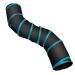 PetLike S Way Cat Tunnels Collapsible Kitty Tunnel with Ball Cat Hideaway Play Tunnel Tube Toy Cat Interactive Tunnel Toy S-Way Black