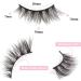 Glowingwin Wispy Cat Eye Half Lashes - 10 Pairs of Handmade Soft Corner False Eyelashes for Natural, Reusable, and Fluffy Look - 3/4 Strip Faux Mink Half Lashes-C - Buy Online on SooperMarket.com