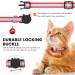 Reflective Airtag Cat Neck Band - Apple Airtag Compatible with Safety Buckle Bell & Holder for Kittens & Puppies - Stylish Red Design - Buy Online on SooperMarket.com