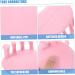 Adorainbow Toe Separator & Nail Protector Set - 4 Pairs, Pink Sponge Spreader - 11X10X6CM - Buy Online on SooperMarket.com