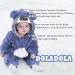 Doladola Unisex Baby Animal Romper - Spring/Autumn Flannel One Piece Pyjamas (12-18 Months, Bluekoala) - Buy Online on SooperMarket.com