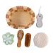 Bathroom Six Piece Set Bathing Tools Scrubbing Ball Shower Rubbing Supplies Bathroom Bathing Supplies Shower Supplies Bathing Scrubber Rub Bath Ball Scrubber for Bathing
