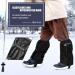 Hikenture Children's Waterproof Gaiters for Winter Hiking - Snow Leg Protection - Durable Black Gaiters for Kids - Buy Online on SooperMarket.com