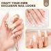 Saviland Nail Stamp Set - French Nail Art Stamper Kit with Silicone Tools for DIY Manicure - Perfect for Nail Polish & Tips - Buy Online on SooperMarket.com
