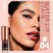 Watery Lip Tint Stain - Korean Plumping Lip Gloss & Moisturizing Liquid Lipstick | Long-Wearing Matte Finish Lip & Cheek Tint | High Pigment Color (#4 - Buy Online on SooperMarket.com