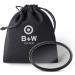 B+W 82mm Kaesemann Circular Polarizer Filter - High Transmission, MRC Nano Glass - Buy Online on SooperMarket.com