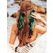 Zoestar Boho Feather Headband Indian Tribal Headpiece Feathers Tassel Hippie Headdress Festival Costume Hair Accessories for Women and Girls (A)
