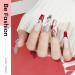 Modelones Gel Nail Polish 6 Colors White Glitter Winter Gel Nail Kit Sparkle Candy Cane Burgundy Dark Rose Champagne Silver Soak Off U V Gel Nail Art Manicure DIY Valentine s Day Gifts for Women Glitter Silver - Buy Online on SooperMarket.com