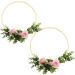 Sntieecr 12 Pack Bamboo Floral Hoop Rings for DIY Wedding Decor - 10 & 12 Inch Sizes - Ideal for Dream Catchers and Wall Hanging Crafts - Buy Online on SooperMarket.com