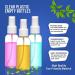 Symbah Small Spray bottle 50ml atomiser empty clear fine mist plastic Refillable spray bottles for Traveling Make-up Skincare Cleaning Liquids (3 PCS) with Funnel - Buy Online on SooperMarket.com