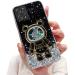 Tivenfezk Nadoli for Xiaomi Redmi 12 Treibsand B r Astronaut Hidden Stand Shell caricature glitter astronaut stand soft silicone bling cell phone case.