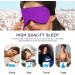 Haskirky Light Blocking Eye Mask - Adjustable Adult Men and Women Travel, Yoga, Meditation - Pure Purple - Buy Online on SooperMarket.com