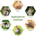 Natural Flowers Flavored Timothy Hay Sticks | Handmade Chew Toys for Small Animals | 5.29oz Pack - Buy Online on SooperMarket.com