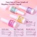 Saviland Dip Powder Liquid Set - 4+4 pcs French Manicure Starter Kit for Salon & DIY Use - Buy Online on SooperMarket.com