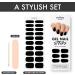 MOYOU LONDON Semi Cured Gel Nail Wraps - 20 Pcs Salon-Quality Manicure Set with Nail File & Cuticle Stick - NailsbyBethany 03 - Buy Online on SooperMarket.com