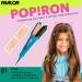 PopIron Hair Straightener & Hair Imprinting Iron - 5 Plates for Straightening, Crimping & Fun Shapes | Ideal for Hair Art & Festivals - Buy Online on SooperMarket.com