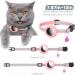 Reflective AirTag Cat Collar with Bell | Waterproof & Breakaway Safety Buckle | Pink - Buy Online on SooperMarket.com