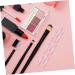 Shop Mikinona 10pcs Lip Mask Spoon & Makeup Brush Set | Lipstick Applicator Creamy Eyeshadow & More - Miss Cosmetic Pink - Buy Online on SooperMarket.com